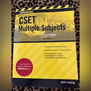 CliffsNotes CSET Multiple Subjects Test Prep Book